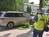 Wypadek z udziałem rowerzysty w Dzierżoniowie