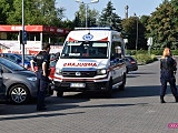 Zderzenie pojazdów na parkingu Lidla