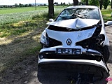 Zderzenie trzech samochodów na ósemce