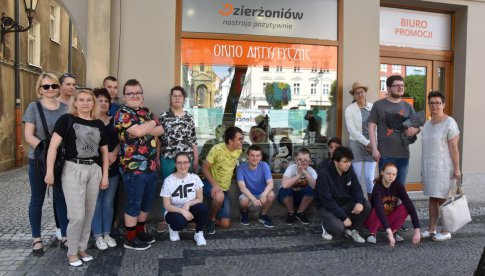 Prace uczniów SOSW w Dzierżoniowie w Oknie Artystycznym