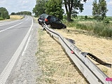 Golf wypadl z ósemki i zawisł na barierkach