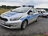 Zderzenie dwóch pojazdów na drodze Dzierżoniów - Łagiewniki