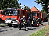 Pożar poddasza w Bielawie