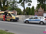 Zderzenie pojazdów na Żeromskiego w Bielawie
