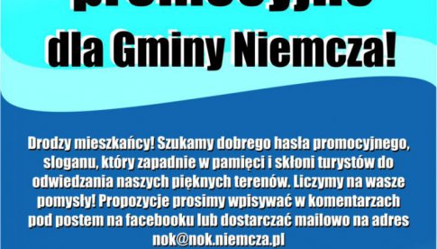 hasło promocyjne dla Gminy Niemcza