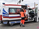 Zderzenie trzech aut w Łagiewnikach