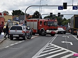 Zderzenie trzech aut w Łagiewnikach