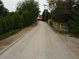Ulica Słoneczna we Włókach przebudowana