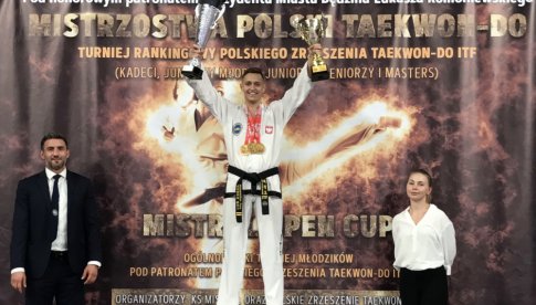 Maksymilian Palej Mistrzem Polski seniorów w Taekwon-Do