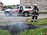 Pożar przy ul. Brzeźnej w Bielawie