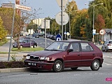 Kolizja na Rondzie Besteru w Bielawie