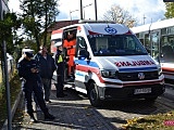 Zderzenie trzech samochodów w Dzierżoniowie