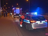 Skodą uderzyła w znak drogowy na bielawskiej obwodnicy