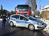 Zderzenie nissana i volkswagena w Ostroszowicach