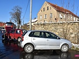 Zderzenie nissana i volkswagena w Ostroszowicach