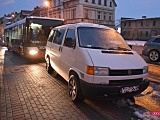 Zderzenie busa z autobusem w Bielawie