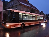 Zderzenie busa z autobusem w Bielawie