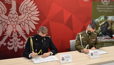 Terytorialsi podpisali porozumienie z Wojewódzką Państwową Strażą Pożarną