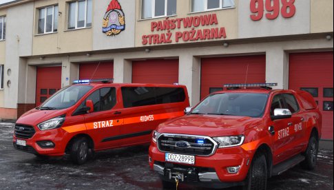 Nowe samochody w Komendzie Powiatowej PSP w Dzierżoniowie