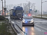 Zderzenie dwóch ciężarówek w Dzierżoniowie
