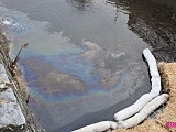 Substancja ropopochodna w rzece Piława