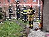 Pożar na Kopernika w Pieszycach