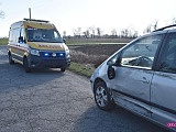 Zderzenie dwóch pojazdów na drodze Dzierżoniów - Świdnica