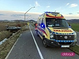 Pijany kierowca wpadł do rowu na drodze Pieszyce - Bielawa