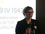 Anna Grużlewska odznaczona medalem honorowym Powstanie w Getcie Warszawskim