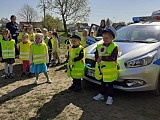 Policjanci różnych formacji spotykają się z przedszkolakami