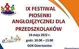 IX Festiwal piosenki anglojęzycznej dla przedszkolaków