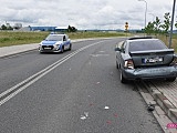 Zderzenie pojazdów na strefie ekonomicznej w Dzierżoniowie