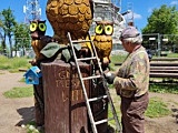 Odnowione rzeźby na Wielkiej Sowie