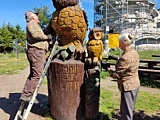 Odnowione rzeźby na Wielkiej Sowie