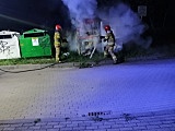 Pożar na ul. Prusa w Dzierżoniowie