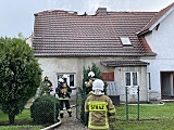 Pożar domu w Mościsku [Foto]