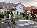 Pożar domu w Mościsku [Foto]