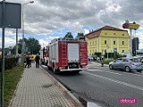 Kolizja na skrzyżowaniu ulic w Pieszycach