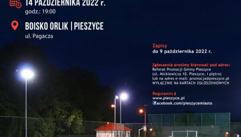 Zapraszamy do udziału w Nocnym Turnieju Piłki Nożnej w Pieszycach