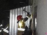 Pożar przy byłej restauracji na os. Tęczowym w Dzierżoniowie