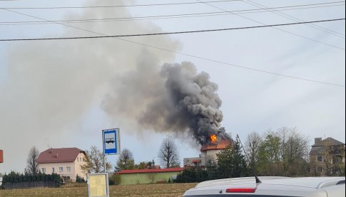 Pożar w Piławie Górnej