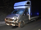 Śmiertelny wypadek na drodze Dzierżoniów - Łagiewniki. Droga zablokowana!