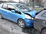 Zderzenie trzech samochodów na ul. Kilińskiego w Dzierżoniowie