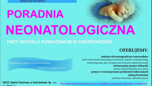 Poradnia Neonatologiczna w dzierżoniowskim szpitalu