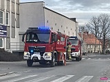 Służby ratunkowe na ul. Kopernika w Pieszycach