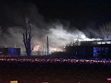 Duży pożar w Dobrocinie