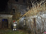 Pożar budynku w Piławie Dolnej 