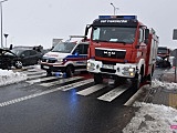 Zderzenie volkswagena z peugeotem na obwodnicy Dzierżoniowa