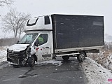 Wypadek na trasie Pieszyce - Lutomia