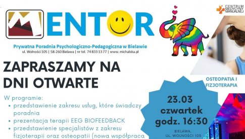 23.03 - Zapraszamy na Dni Otwarte